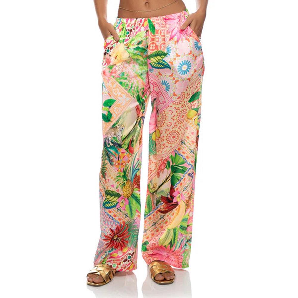 Luli Fama Opulent Eden Elastic Waistband Pant NWT SIZE S M L